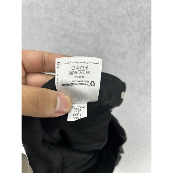 Unbranded Women's Pants Wide Leg Solid Black Paneled Size Large Slash Pocket - Picture 3 of 8